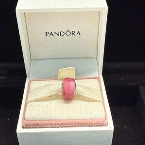 Pandora Pink Mini Murano Glass Charm
